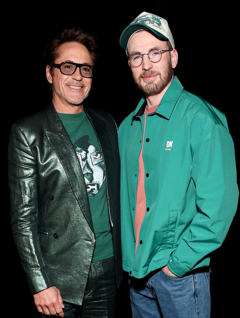 Robert Downey Jr. and Chris Evans at #CinemaCon fo.jpg