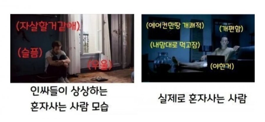 인싸들이 상상하는 혼자사는 사람.jpg