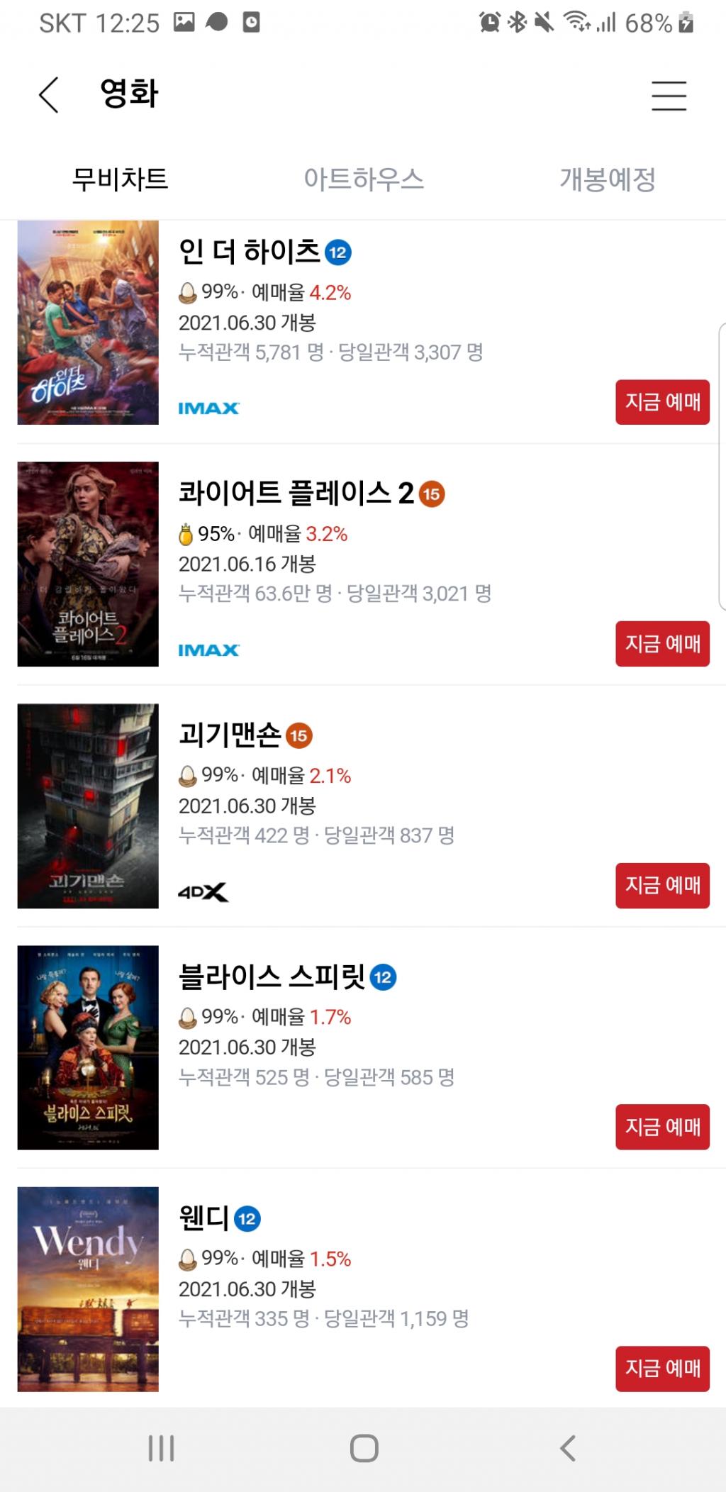 서산cgv 상영시간표