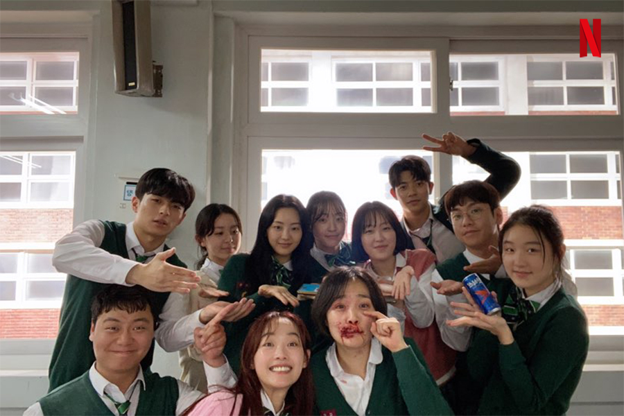 익스트림무비 - 지우학 새 촬영 비하인드 사진