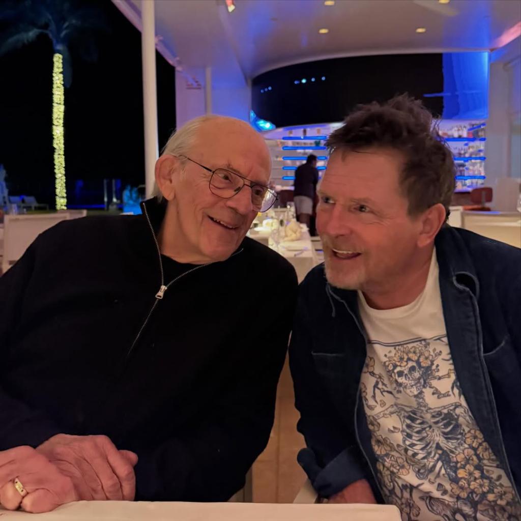 Dining with my bestie at the beach. Next year BTTF is 41. Great Scott. Chris will be 8️⃣8️⃣. Tha.jpg