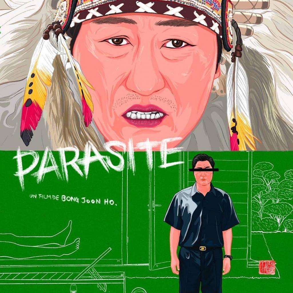 익스트림무비 - 오늘의 기생충 해외 팬포스터들 2차 - 변기위 기정 등