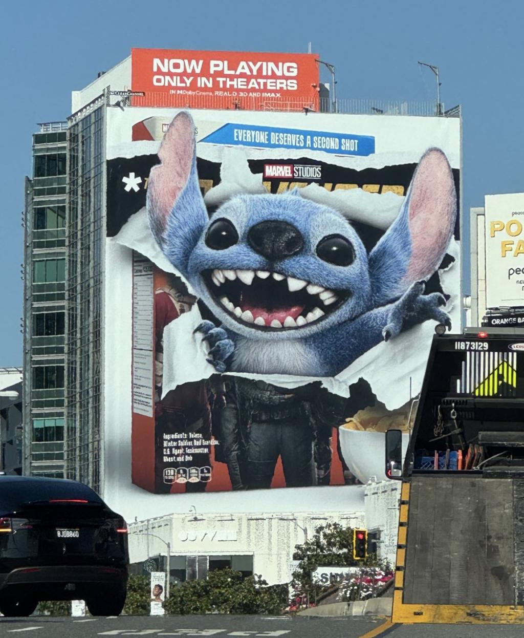 Stitch has taken over the billboard for ‘THE NEW A.jpg