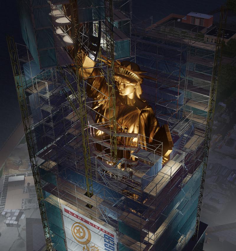 익스트림무비 스파이더맨 노웨이홈 새 컨셉아트 자유의 여신상, 캡틴방패