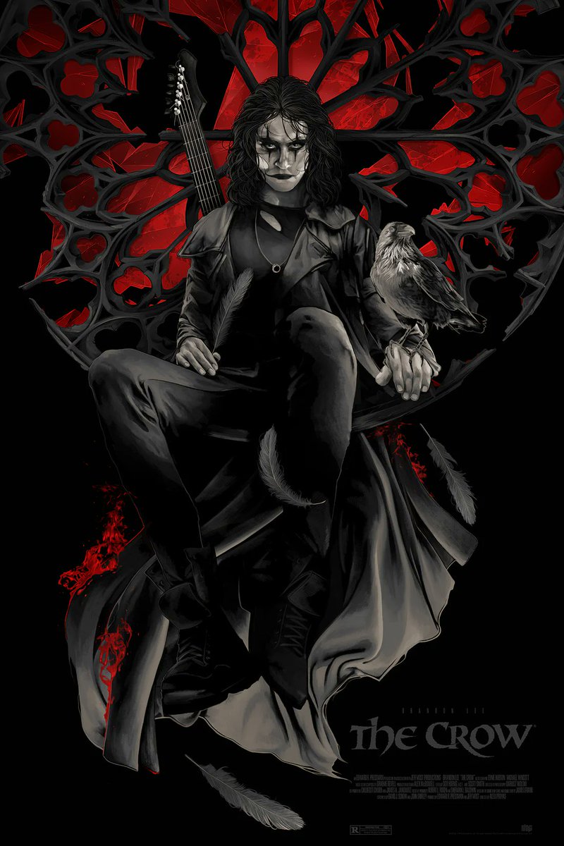 Fantastic poster for The Crow by Tomasz Majewski .jpg