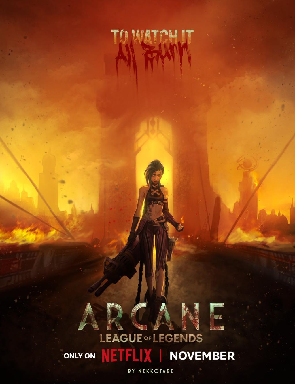 Gorgeous posters for Arcane S2 by @nikkotari #Arca.jpg