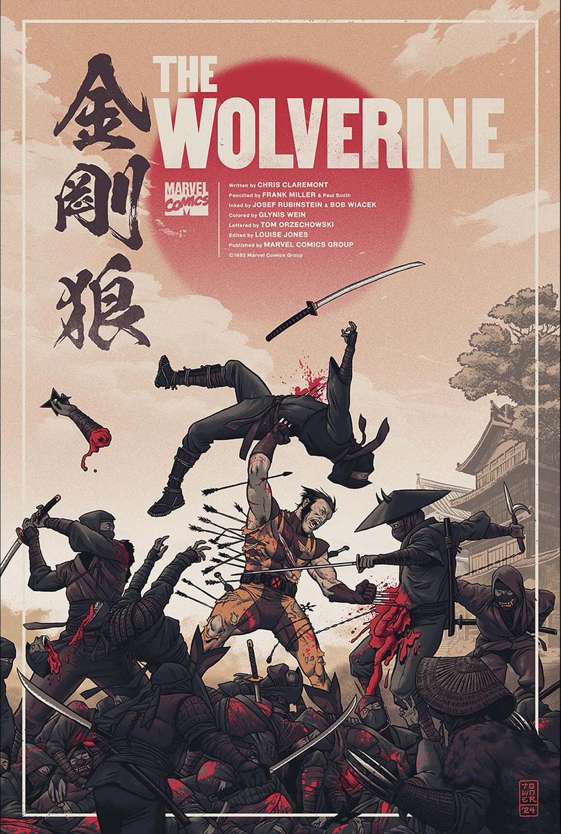 Incredible poster for The Wolverine by @TheChrisTo.jpg