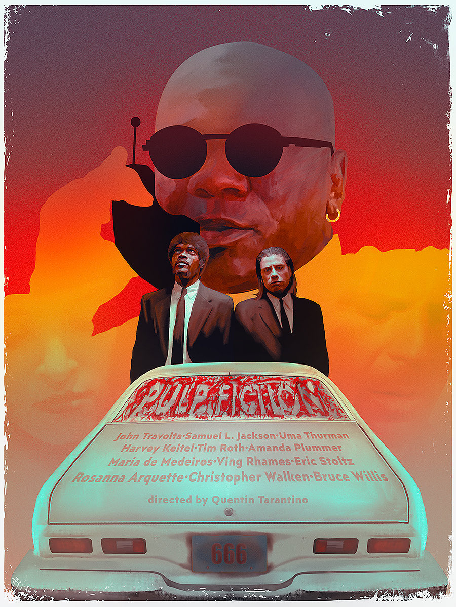 Amazing poster for Pulp Fiction by @RolaRafal #Pul.jpg