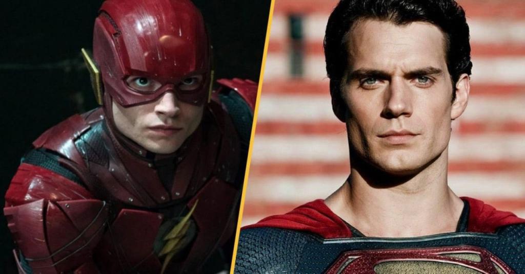익스트림무비 - DC 더 플래시에 헨리 카빌 등장 ? ..플래시 수트 사진