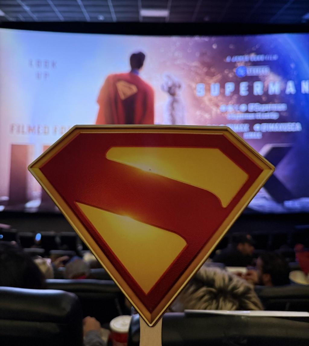 We are now at a press screening for #Superman.jpg