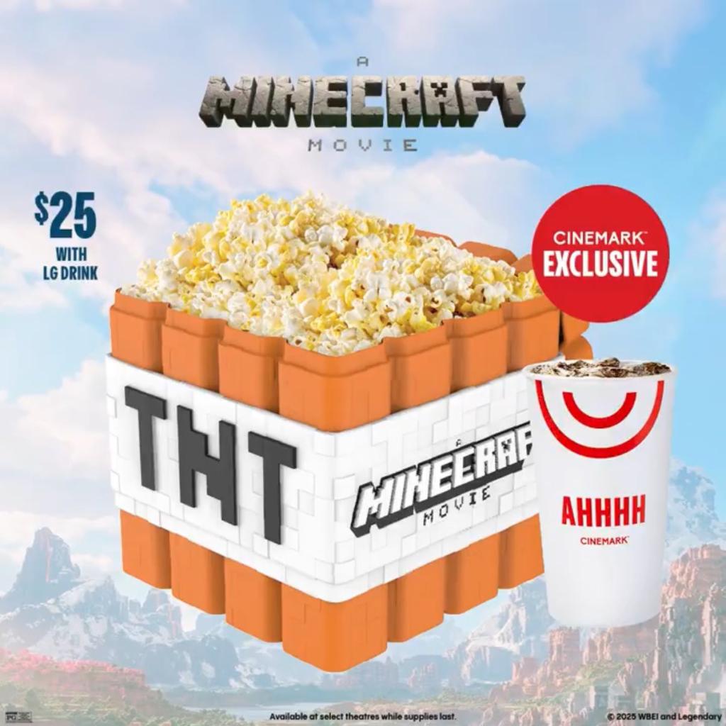 TNT and Chicken Jockey popcorn buckets for the liv.jpg