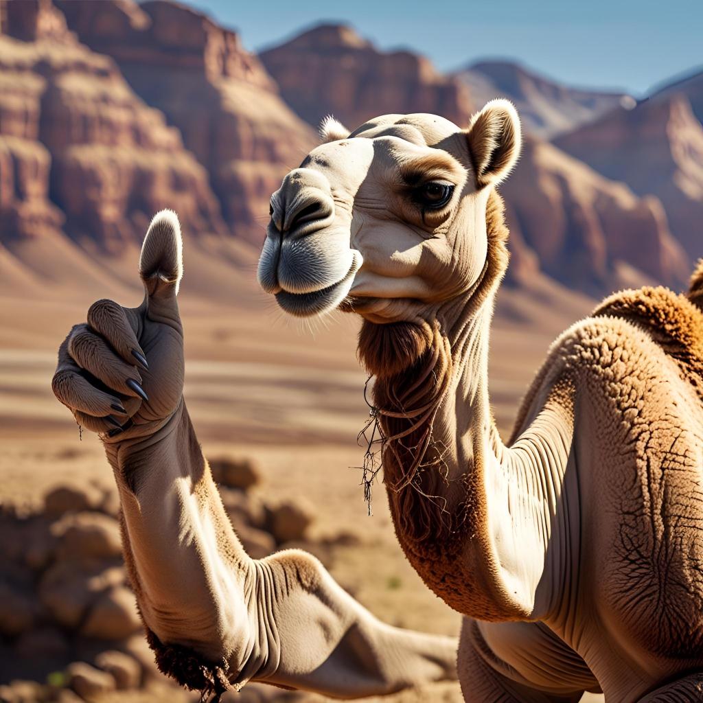 엄지척 하는 낙타.jpg