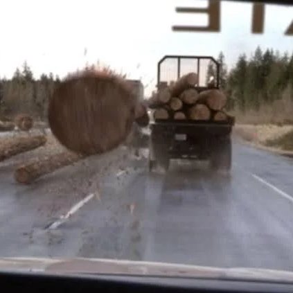 A log truck on the road promoting ‘FINAL DESTINATI.jpg