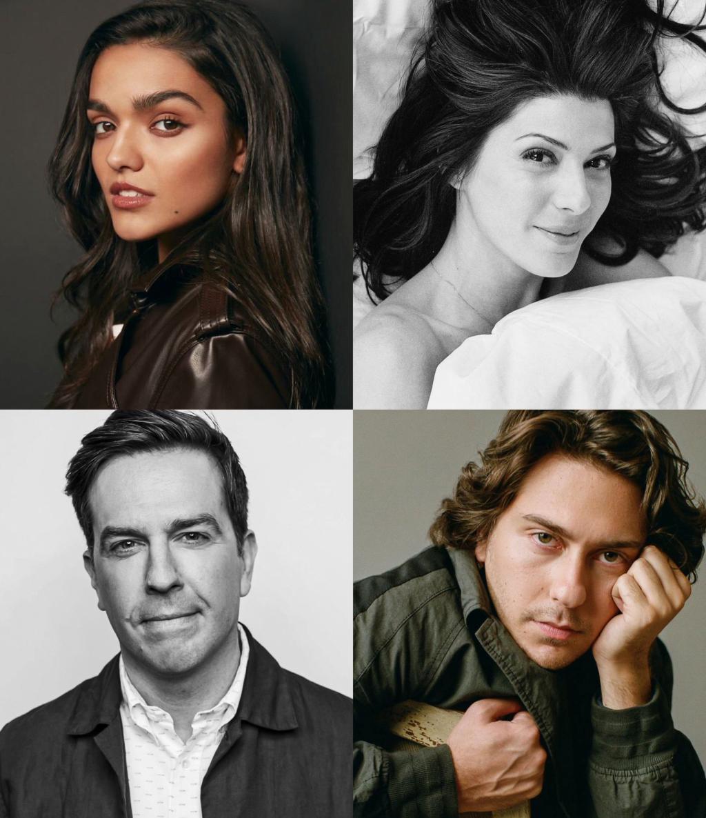 Rachel Zegler, Marisa Tomei, Ed Helms, and Nat Wol.jpg