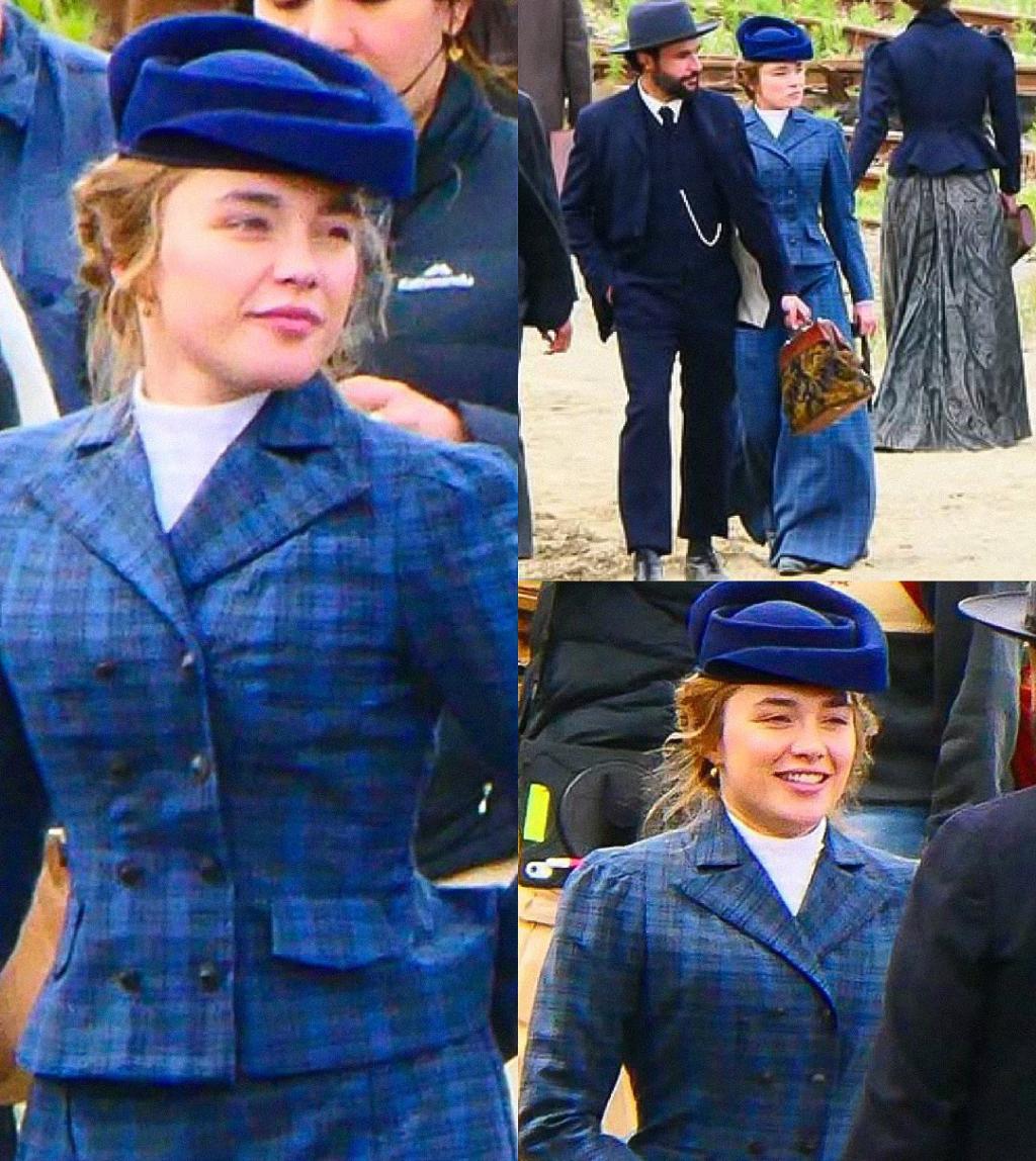 First look at Florence Pugh on the set of Zoe Kaz.jpg