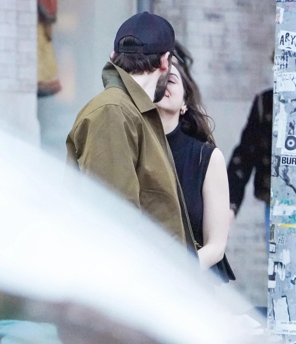 Ana de Armas cozies up to boyfriend Paul Boukadakis as the two kiss and  hold hands