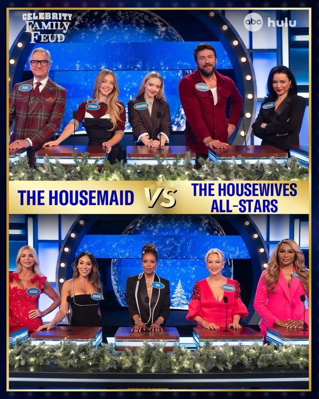 Get ready for an all-new Celebrity Family Feud Holiday Special! We’ve got Sydney Sweeney, Amanda.jpg