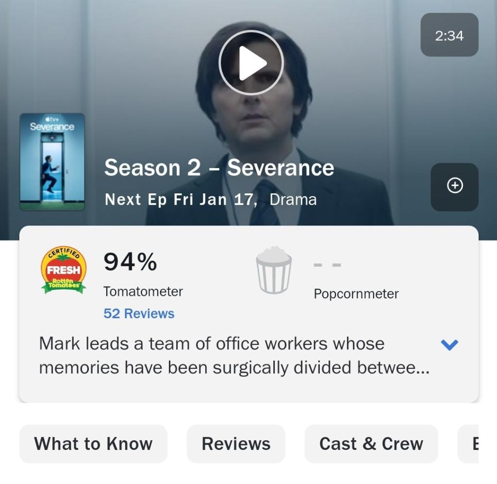 ‘SEVERANCE’ Season 2 is now Certified Fresh on Rot (1).jpg