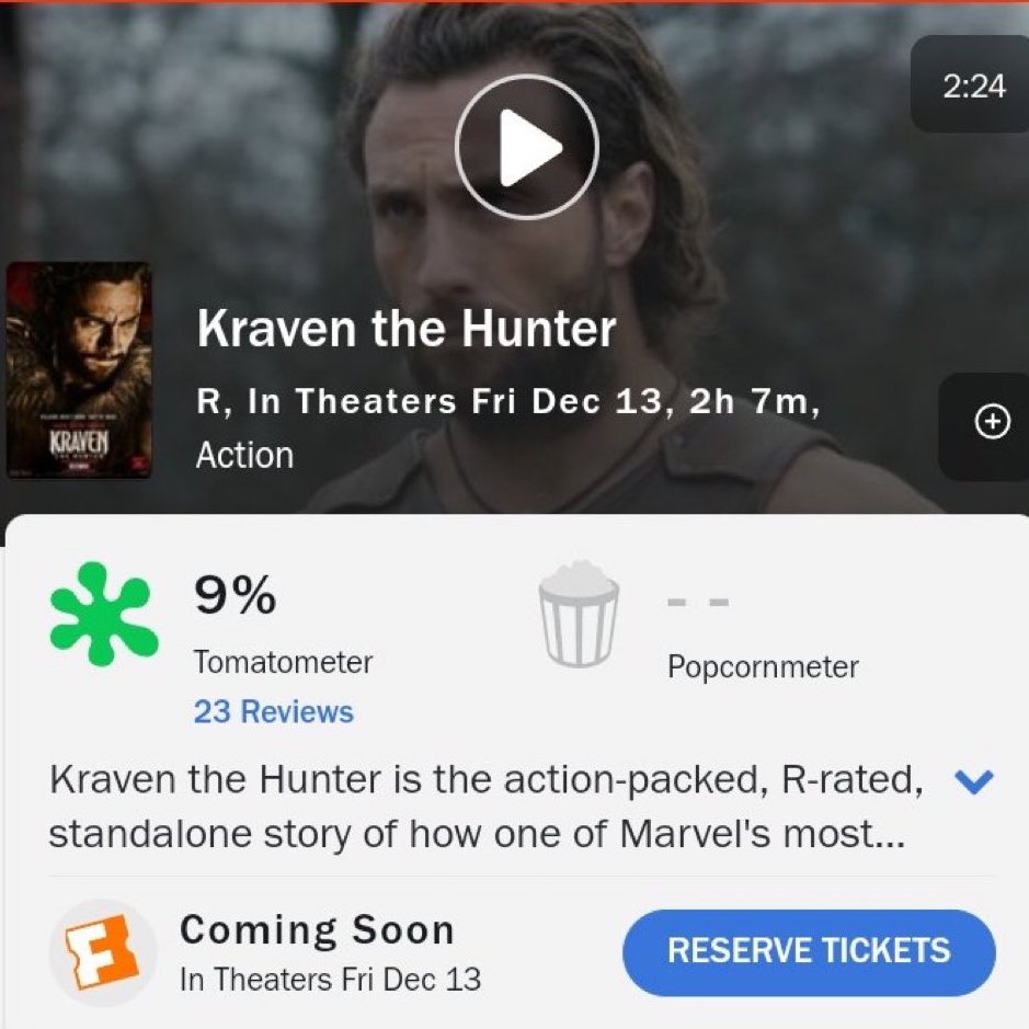 ',KRAVEN THE HUNTER&#039, has reached a 9_ score on Rott.jpg