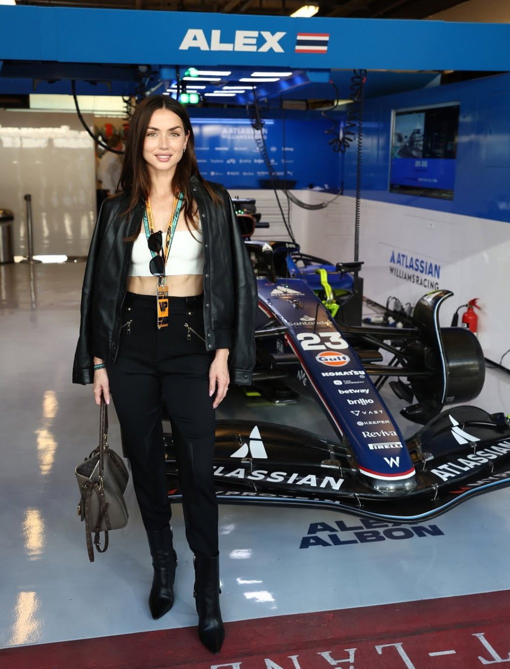 Ana de Armas at the Formula 1 Abu Dhabi Grand Prix.jpg