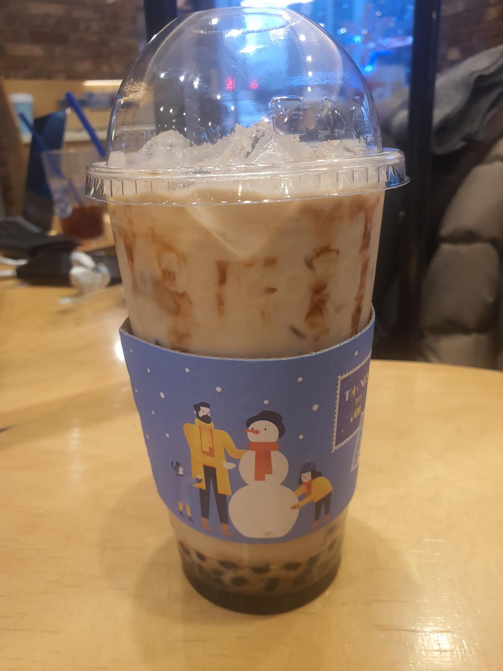 익스트림무비 - 이디아 흑당 버블 라떼 마셔요~ (가을방학님 나눔)