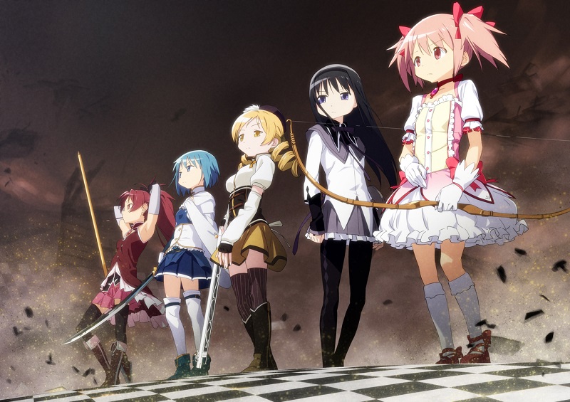 -com-96752-akemi_homura-bow-kaname_madoka-mahou_shoujo_madoka_magica-miki_sayaka-pink_hair-sakura_kyouko-sword-thighhighs-tomoe_mami-twintails-weapon1.jpg