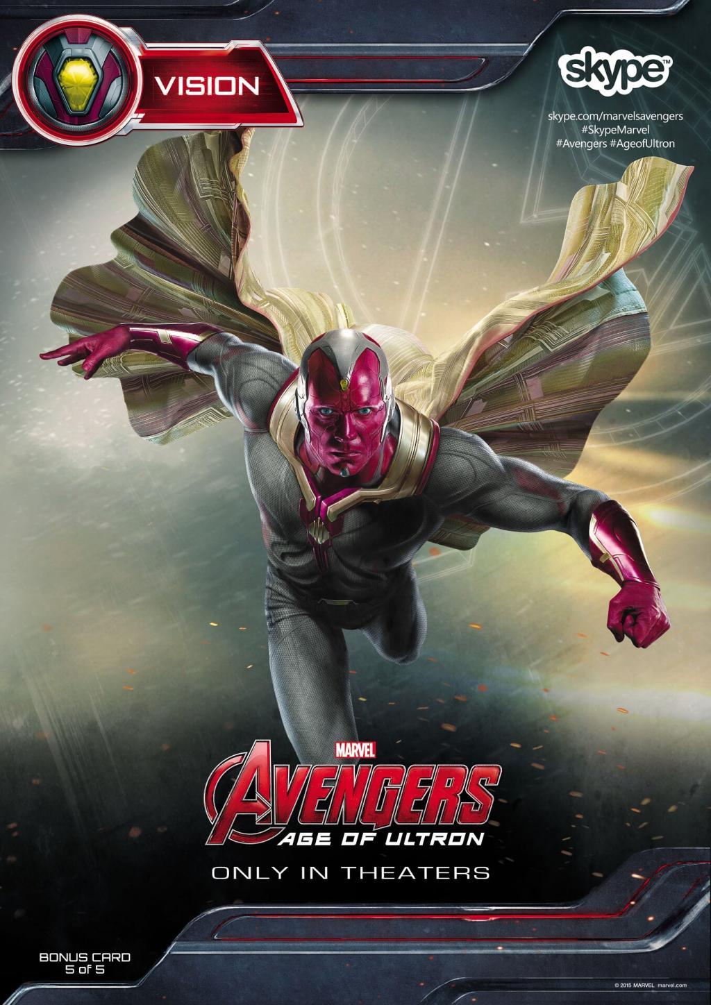 익스트림무비 - [ 어벤져스 에이지오브울트론 ] 스카이프 제휴 고화질 캐릭터 포스터들